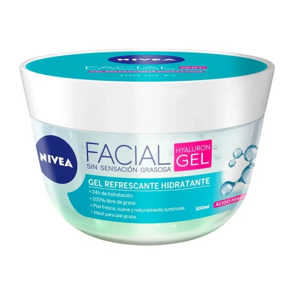 NIVEA FACIAL HYALURO REF HID GEL/100ML