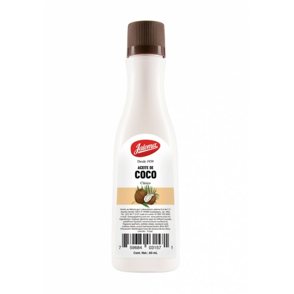 ACEITE JALOMA COCO 60 ML. CON 25 PZAS.