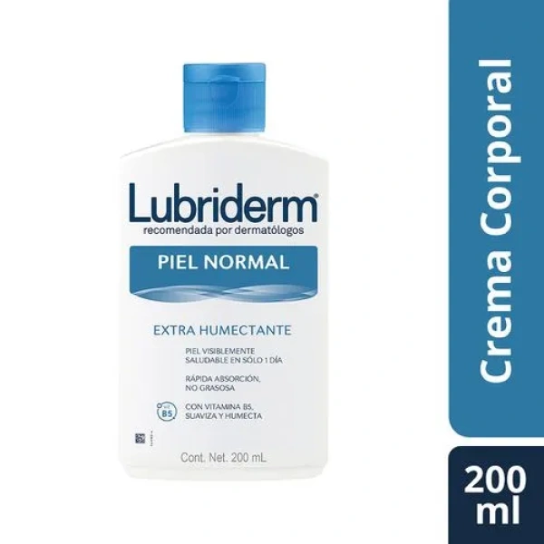 CREMA LUBRIDERM HUMECTACION DIARIA 200 ML