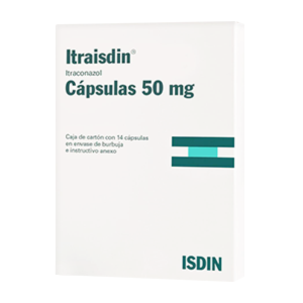 ITRAISDIN 50MG CAPSULA/14