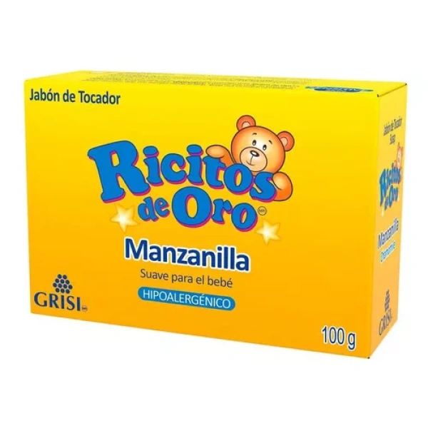 JABON GRISI RICITOS DE ORO MANZANILLA 100 GR