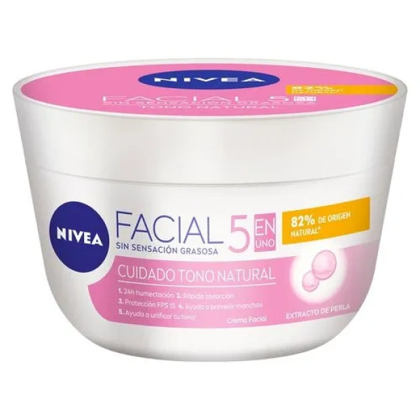 NIVEA FACIAL 5EN1ACLA NAT PERLA/375ML