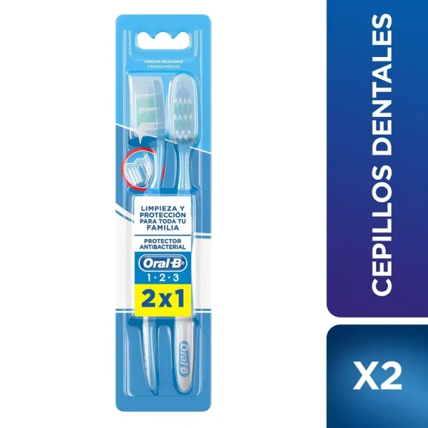 CEP DENT ORAL-B 1-2-3 35 MED 2X1