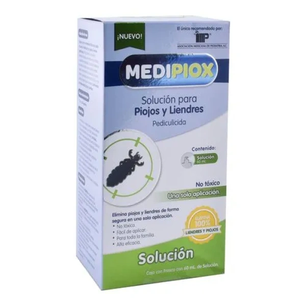MEDIPIOX SOLUCION P/PIOJOS 60ML