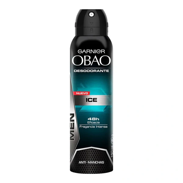 DESODORANTE OBAO AEROSOL ICE 150 ML (H)